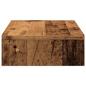 Monitorstandaard 50x27x10 cm bewerkt hout oud houtkleurig 5