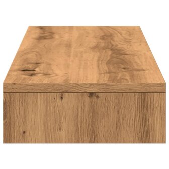 Monitorstandaard 100x27x10 cm bewerkt hout artisanaal eiken 5