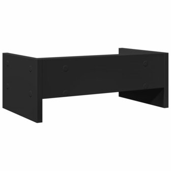 Monitorstandaard 42x24x16 cm bewerkt hout zwart 6