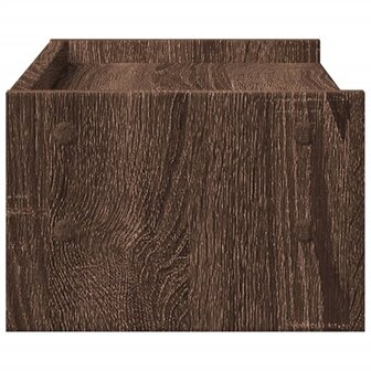 Monitorstandaard 42x24x16 cm bewerkt hout bruin eikenkleurig 5