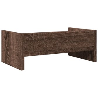 Monitorstandaard 42x24x16 cm bewerkt hout bruin eikenkleurig 6