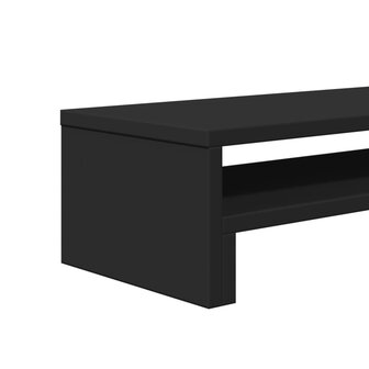 Monitorstandaard 54x22x15 cm bewerkt hout zwart 8