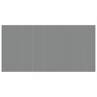 Zwembadgrondzeil 999x500 cm polyester geotextiel lichtgrijs 2