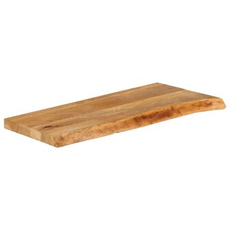 Tafelblad met natuurlijke rand 70x20x3,8 cm massief mangohout 2