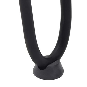 Haarspeld tafelpoten 4 st 10 cm massief staal zwart 9