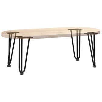 Haarspeld tafelpoten 4 st 30 cm massief staal zwart 8