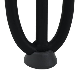 Haarspeld tafelpoten 4 st 30 cm massief staal zwart 9
