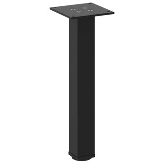Salontafelpoten 4 st 30-32 cm staal zwart 4