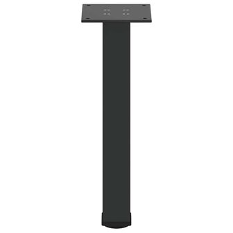Salontafelpoten 4 st 30-32 cm staal zwart 5