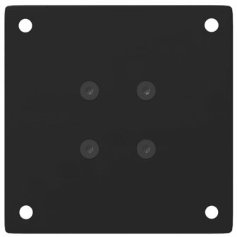 Salontafelpoten 4 st 30-32 cm staal zwart 7