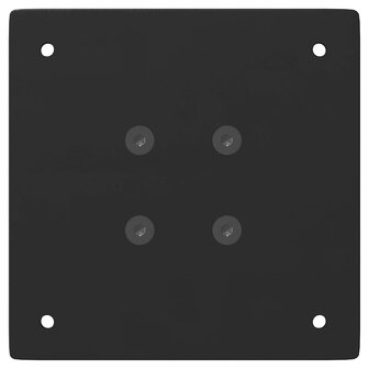 Salontafelpoten 4 st 30 cm staal zwart 6