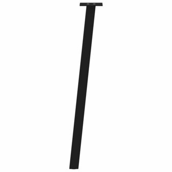 Salontafelpoten 4 st 72 cm staal zwart 5