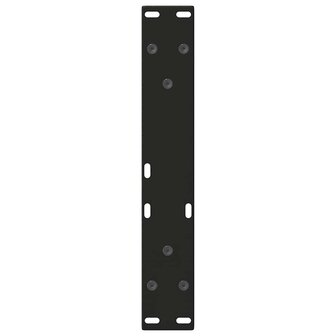 Eettafelpoten 2 st V-vormig 40x(30-31,3) cm staal zwart 7