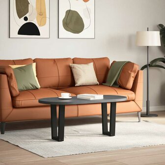 Eettafelpoten 2 st V-vormig 38x(42-43,3) cm staal zwart 2