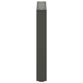 Salontafelpoten 2 st U-vormig 28x(42-43) cm staal antraciet 6