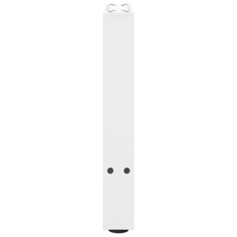 Salontafelpoten 2 st 28x(42-43) cm staal wit 6