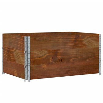 Palletopzetranden 3 st 120x80 cm massief grenenhout bruin 2