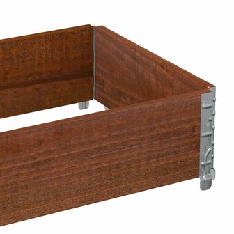 Palletopzetrand 100x50 cm massief grenenhout bruin 7