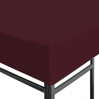 Prieeldak 310 g/m&sup2; 3x3 m bordeaux 3