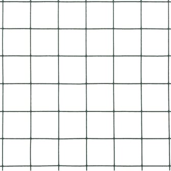 Kippengaas 10x0,5 m staal met PVC coating groen 4
