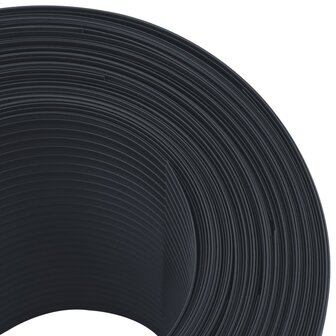 Tuinschermen 10 st 252,5x19 m PVC zwart 4