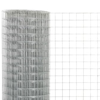 Kippengaas 25x0,5 m gegalvaniseerd staal zilverkleurig 3