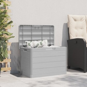 Kussenbox 77,5x44,5x53 cm polypropeen grijs 3