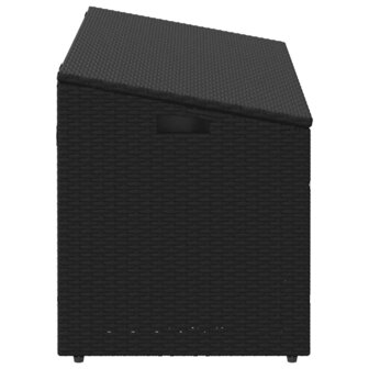 Tuinbox 110x50x58 cm poly rattan zwart 5