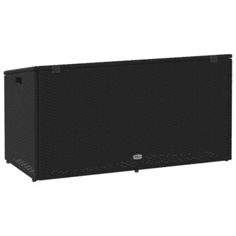 Tuinbox 110x50x58 cm poly rattan zwart 6