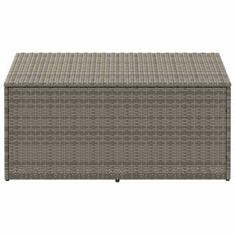 Tuinbox 110x50x58 cm poly rattan grijs 3