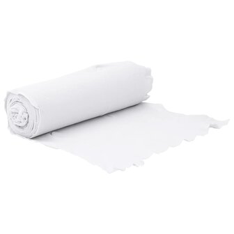 Geotextielmembraan 1x10 m polyestervezel wit 2