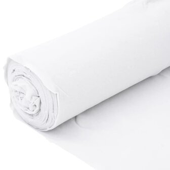 Geotextielmembraan 1x10 m polyestervezel wit 8