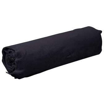 Geotextielmembraan 1x10 m polyestervezel zwart 5