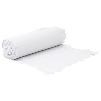 Geotextielmembraan 1x50 m polyestervezel wit 2