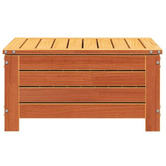 Tuinvoetenbank 62x63,5x32 cm massief grenenhout wasbruin 5