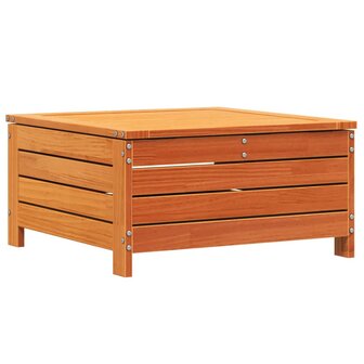 Tuinvoetenbank 62x63,5x32 cm massief grenenhout wasbruin 6
