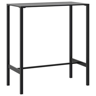 Bartafel 100x50x110 cm gepoedercoat staal zwart 2