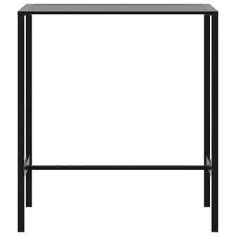 Bartafel 100x50x110 cm gepoedercoat staal zwart 4