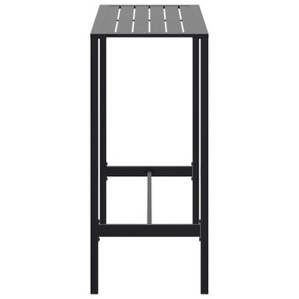 Bartafel 100x50x110 cm gepoedercoat staal zwart 5