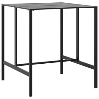 Bartafel 100x100x110 cm gepoedercoat staal zwart 2