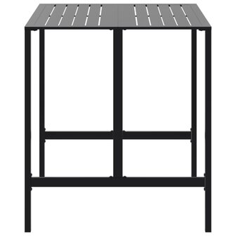 Bartafel 100x100x110 cm gepoedercoat staal zwart 5