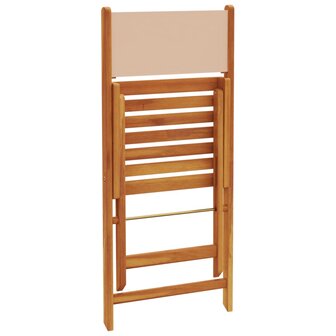 Bistrostoelen 2 st massief acaciahout en stof beige 8