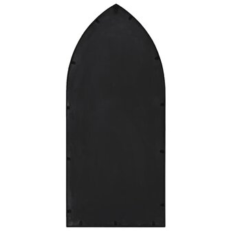 Tuinspiegel 100x45 cm ijzer zwart 4