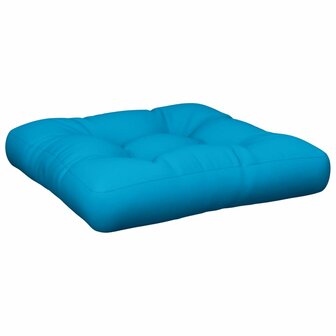 Palletkussen 50x50x12 cm stof blauw 2