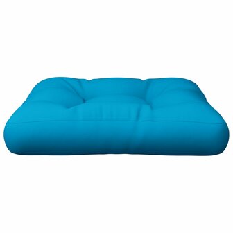 Palletkussen 50x50x12 cm stof blauw 4