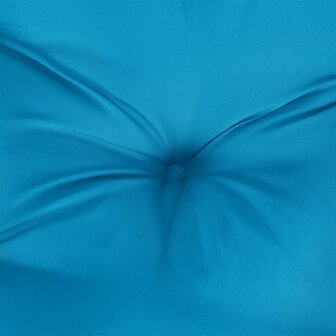 Palletkussen 50x50x12 cm stof blauw 7