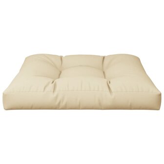 Palletkussen 70x70x12 cm beige 4