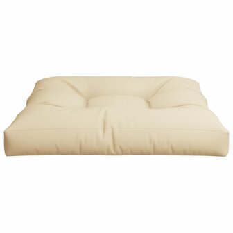 Palletkussen 70x70x12 cm beige 5