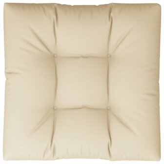 Palletkussen 70x70x12 cm beige 6
