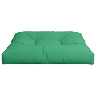 Palletkussen 80x80x12 cm stof groen 5